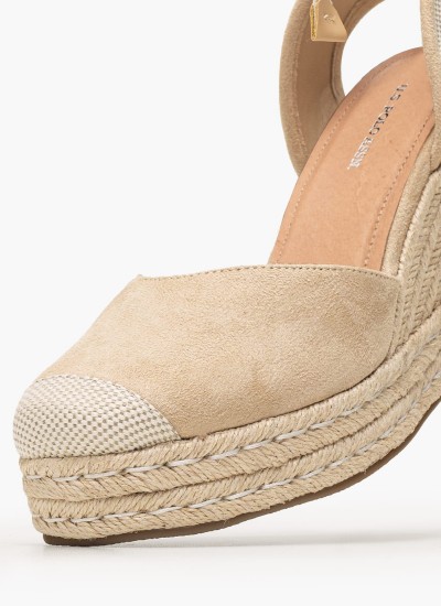 Γυναικεία Παπούτσια Casual Layla001B Μαύρο ECOnubuck U.S. Polo Assn.