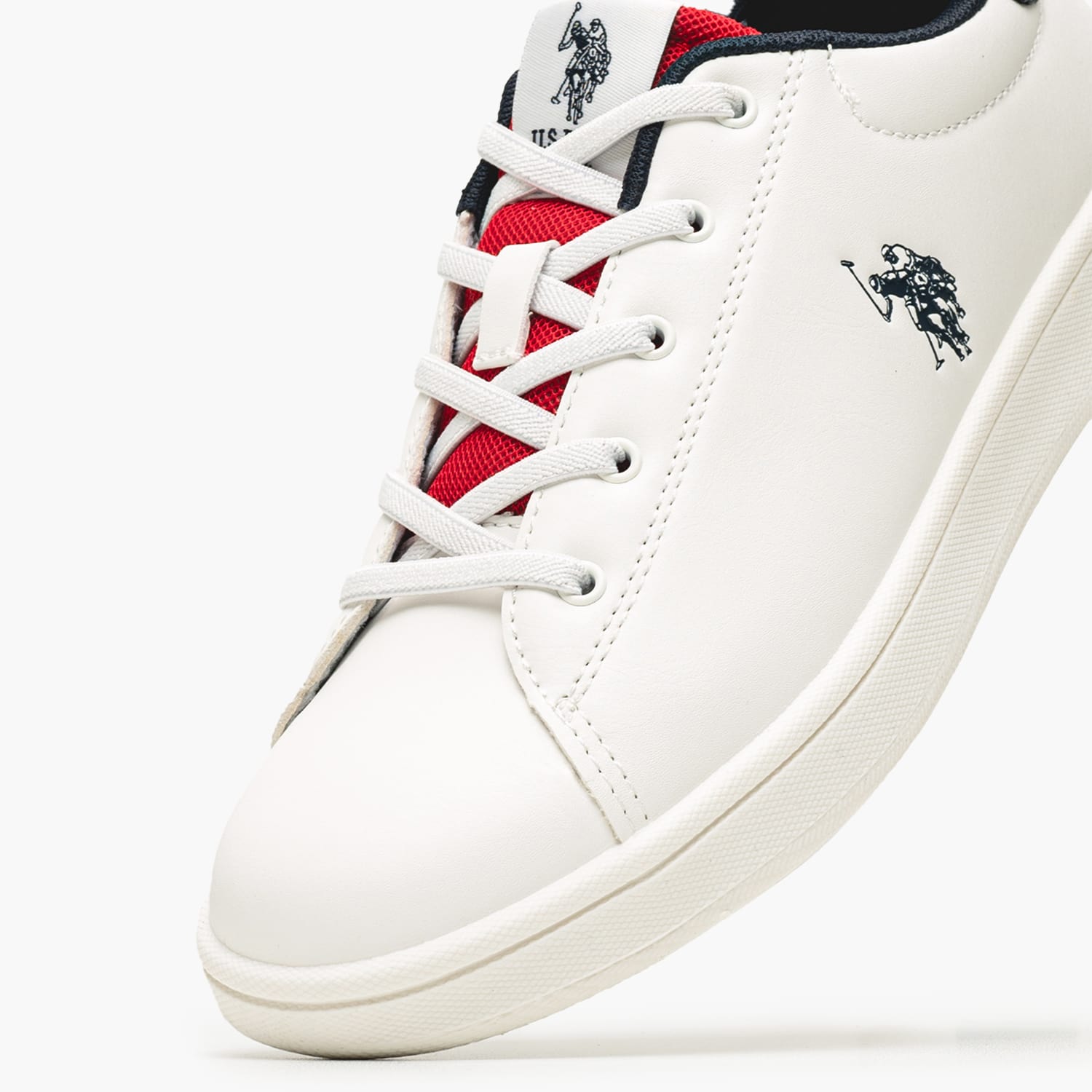 Παιδικά Παπούτσια Casual Trace001A Άσπρο ECOleather U.S. Polo Assn.