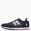 Men Casual Shoes Xirio009A Blue ECOnubuck-Fabric U.S. Polo Assn. Men Casual Shoes Xirio009A Blue ECOnubuck-Fabric U.S. Polo Assn.