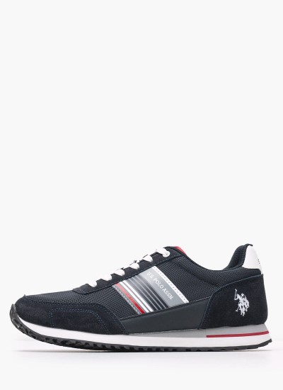 Ανδρικά Παπούτσια Casual Xirio009A Μπλε ECOnubuck-Ύφασμα U.S. Polo Assn.