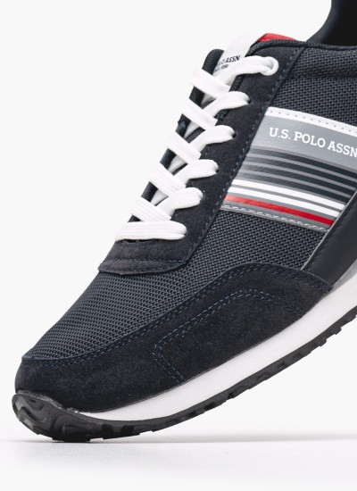 Ανδρικά Παπούτσια Casual Xirio009A Μπλε ECOnubuck-Ύφασμα U.S. Polo Assn.