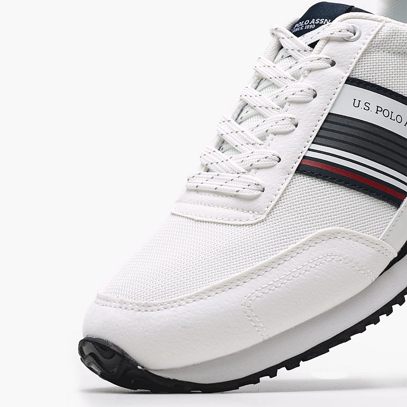 Men Casual Shoes Xirio009A White ECOnubuck-Fabric U.S. Polo Assn.