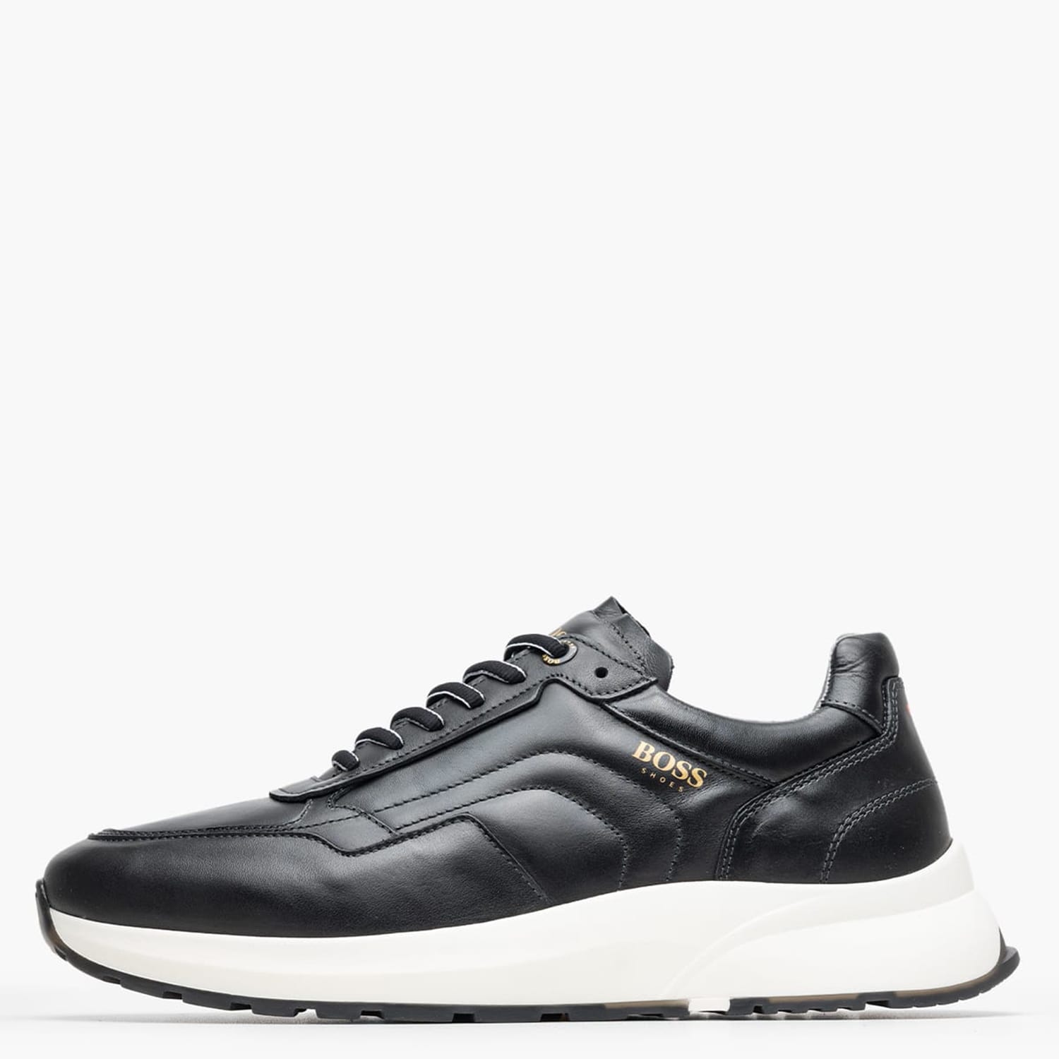 Ανδρικά Παπούτσια Casual B190.A Μαύρο Δέρμα Boss shoes