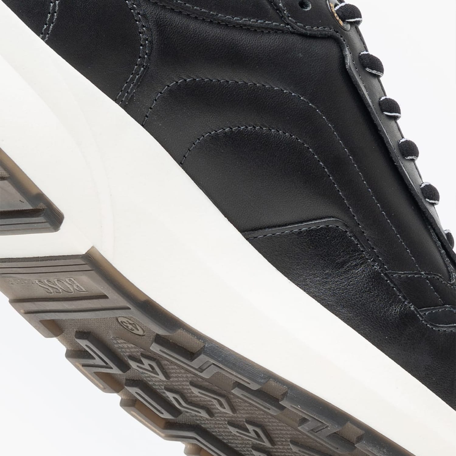 Ανδρικά Παπούτσια Casual B190.A Μαύρο Δέρμα Boss shoes Ανδρικά Παπούτσια Casual B190.A Μαύρο Δέρμα Boss shoes