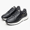Ανδρικά Παπούτσια Casual B190.A Μαύρο Δέρμα Boss shoes Ανδρικά Παπούτσια Casual B190.A Μαύρο Δέρμα Boss shoes