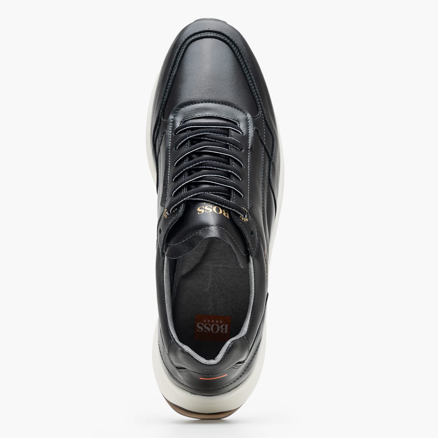 Ανδρικά Παπούτσια Casual B190.A Μαύρο Δέρμα Boss shoes Ανδρικά Παπούτσια Casual B190.A Μαύρο Δέρμα Boss shoes