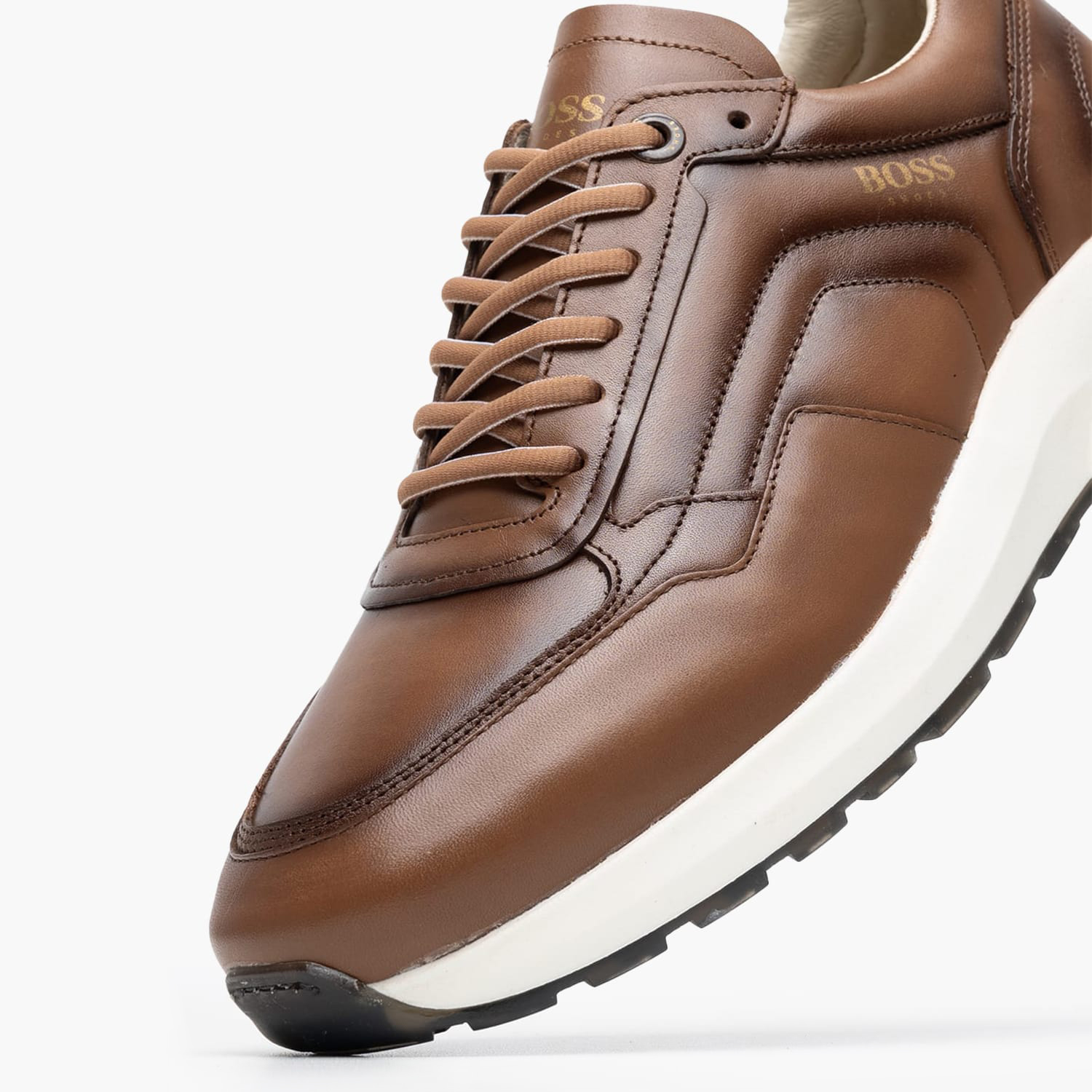 Ανδρικά Παπούτσια Casual B190.A Ταμπά Δέρμα Boss shoes