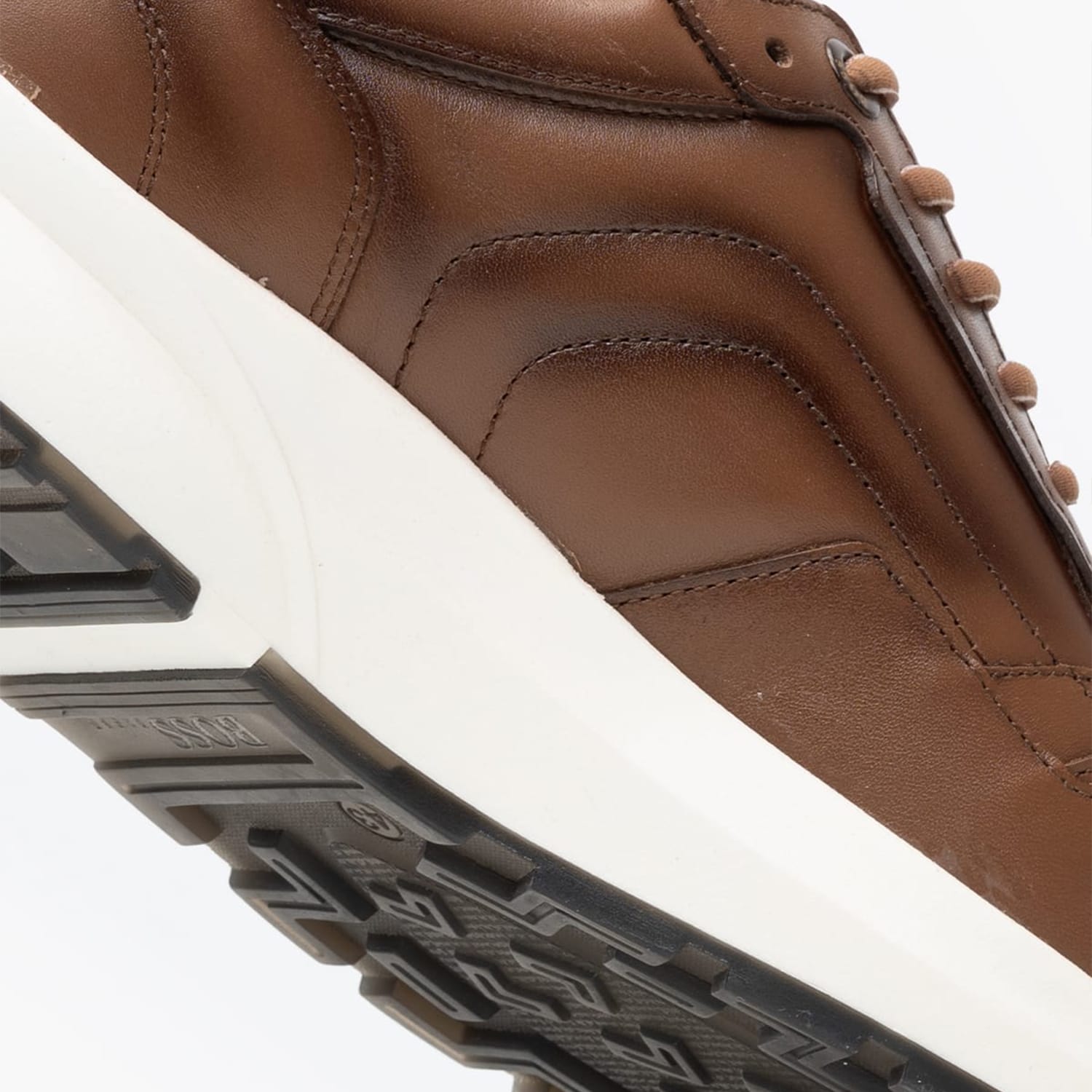Ανδρικά Παπούτσια Casual B190.A Ταμπά Δέρμα Boss shoes