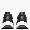 Ανδρικά Παπούτσια Casual B190.M Μαύρο Δέρμα-Ύφασμα Boss shoes Ανδρικά Παπούτσια Casual B190.M Μαύρο Δέρμα-Ύφασμα Boss shoes