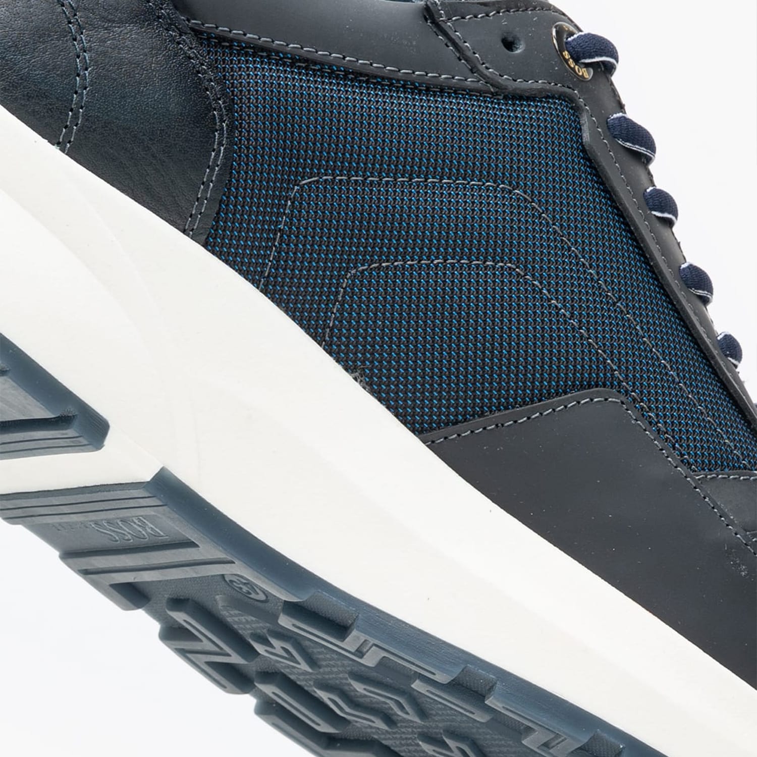 Ανδρικά Παπούτσια Casual B190.M Μπλε Δέρμα-Ύφασμα Boss shoes Ανδρικά Παπούτσια Casual B190.M Μπλε Δέρμα-Ύφασμα Boss shoes