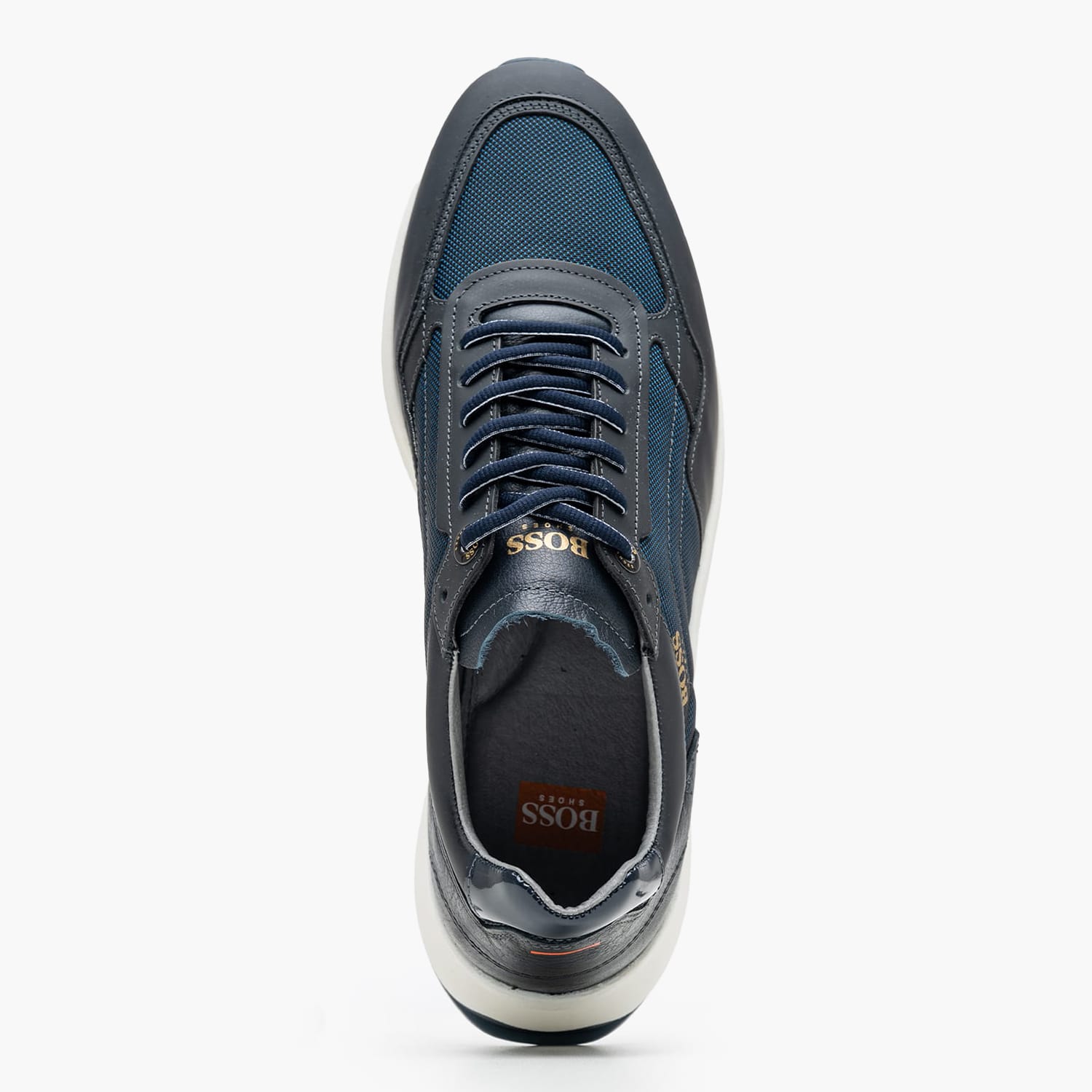 Ανδρικά Παπούτσια Casual B190.M Μπλε Δέρμα-Ύφασμα Boss shoes Ανδρικά Παπούτσια Casual B190.M Μπλε Δέρμα-Ύφασμα Boss shoes