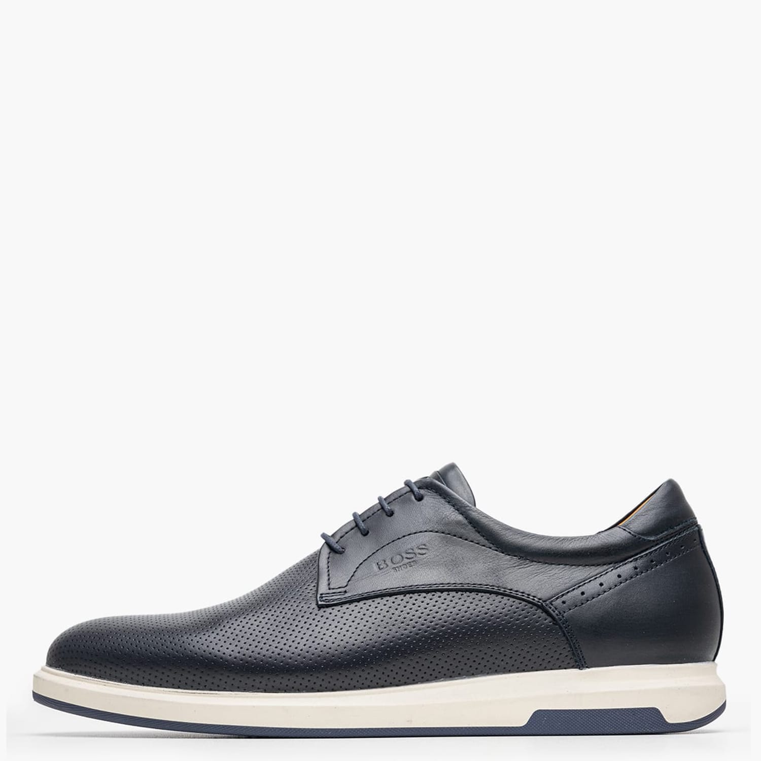 Men Shoes B201 Blue Leather Boss shoes