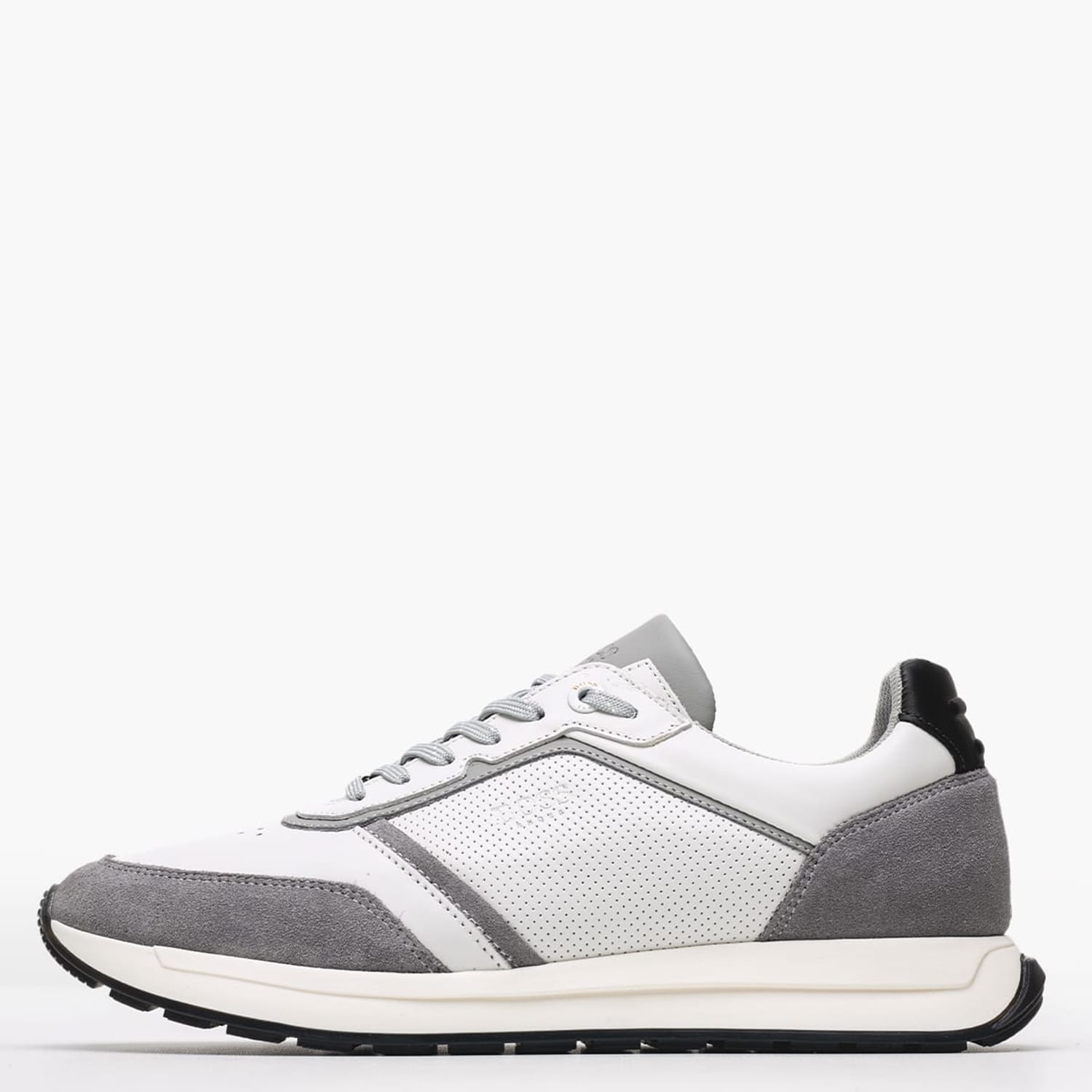 Ανδρικά Παπούτσια Casual B230.A Άσπρο Δέρμα Boss shoes
