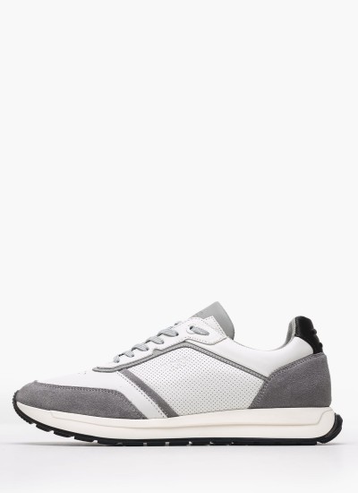 Ανδρικά Παπούτσια Casual Eaton.Street Άσπρο ECOleather Pepe Jeans