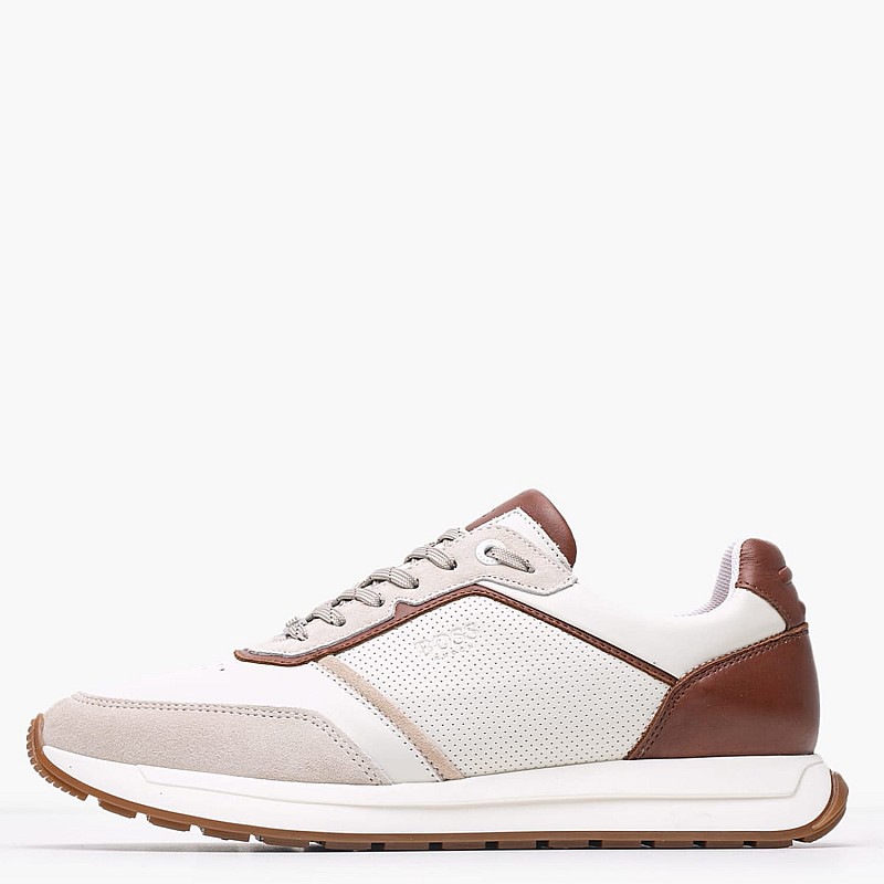 Ανδρικά Παπούτσια Casual B230.A Μπεζ Δέρμα Boss shoes