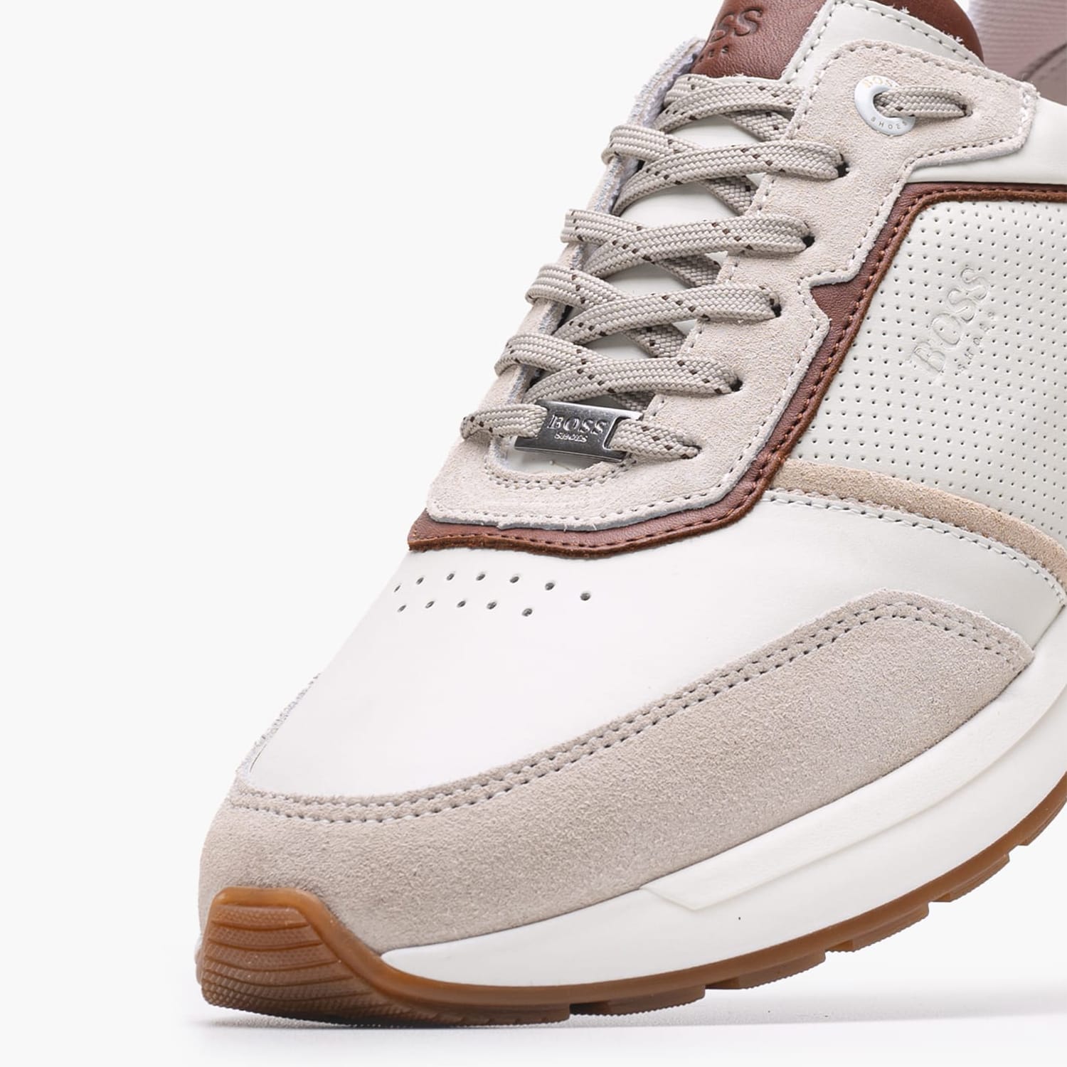 Ανδρικά Παπούτσια Casual B230.A Μπεζ Δέρμα Boss shoes