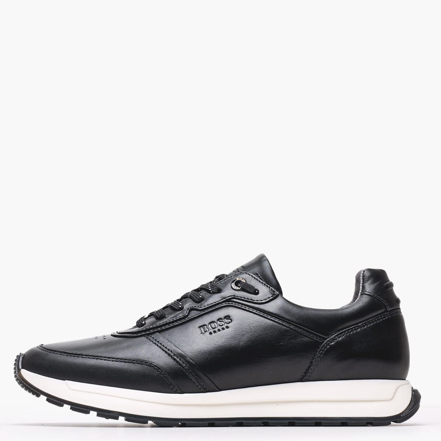Ανδρικά Παπούτσια Casual B230.B Μαύρο Δέρμα Boss shoes