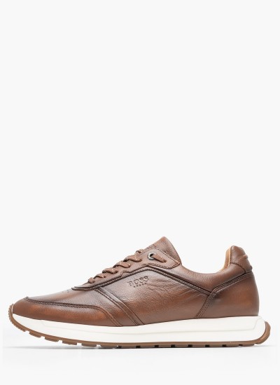 Ανδρικές Ζώνες ZB010 Μπλε Δέρμα Λουστρίνι Boss shoes