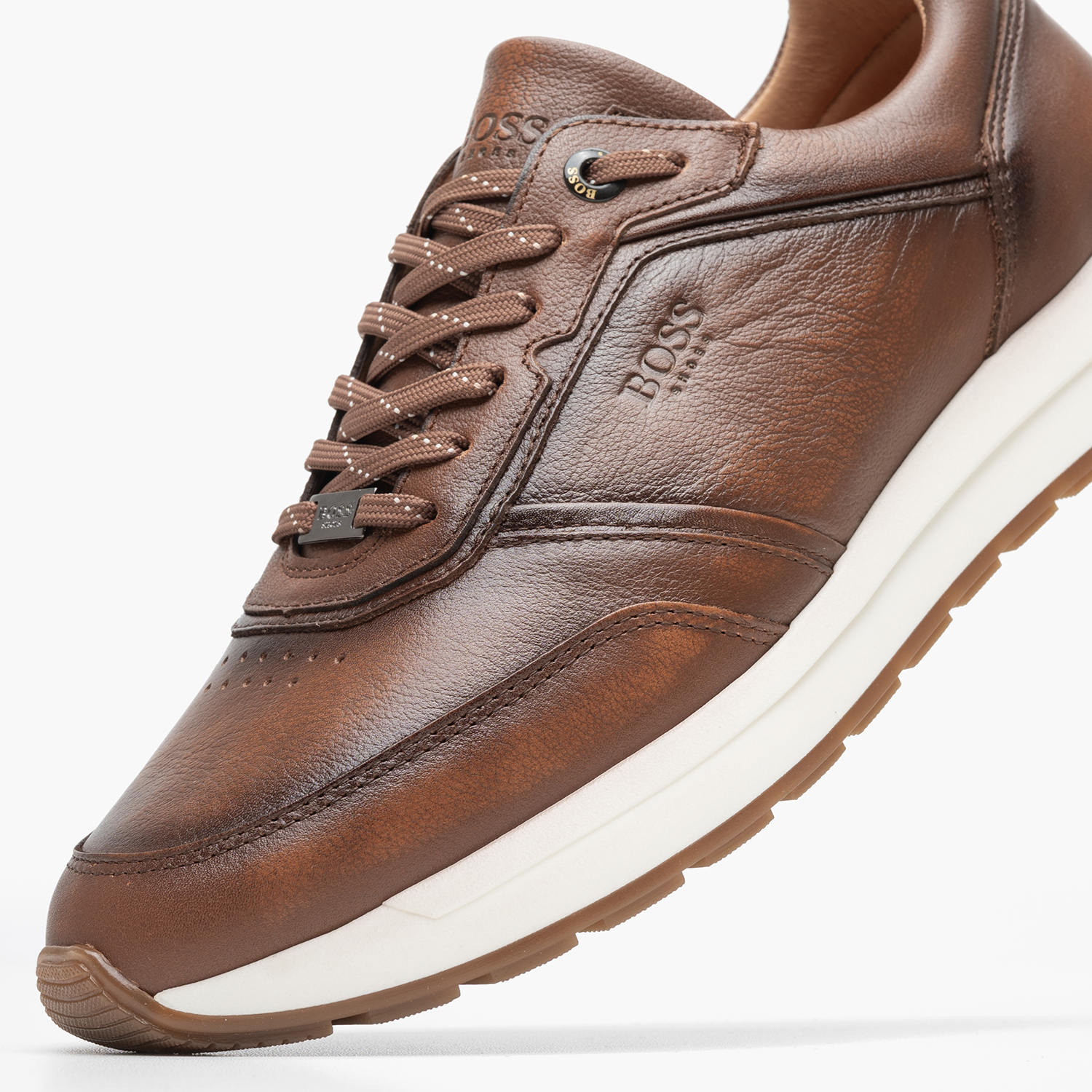 Ανδρικά Παπούτσια Casual B230.B Ταμπά Δέρμα Boss shoes