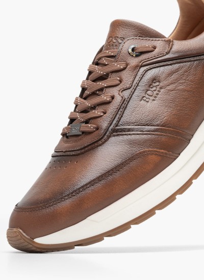 Ανδρικές Ζώνες ZB010 Μπλε Δέρμα Λουστρίνι Boss shoes