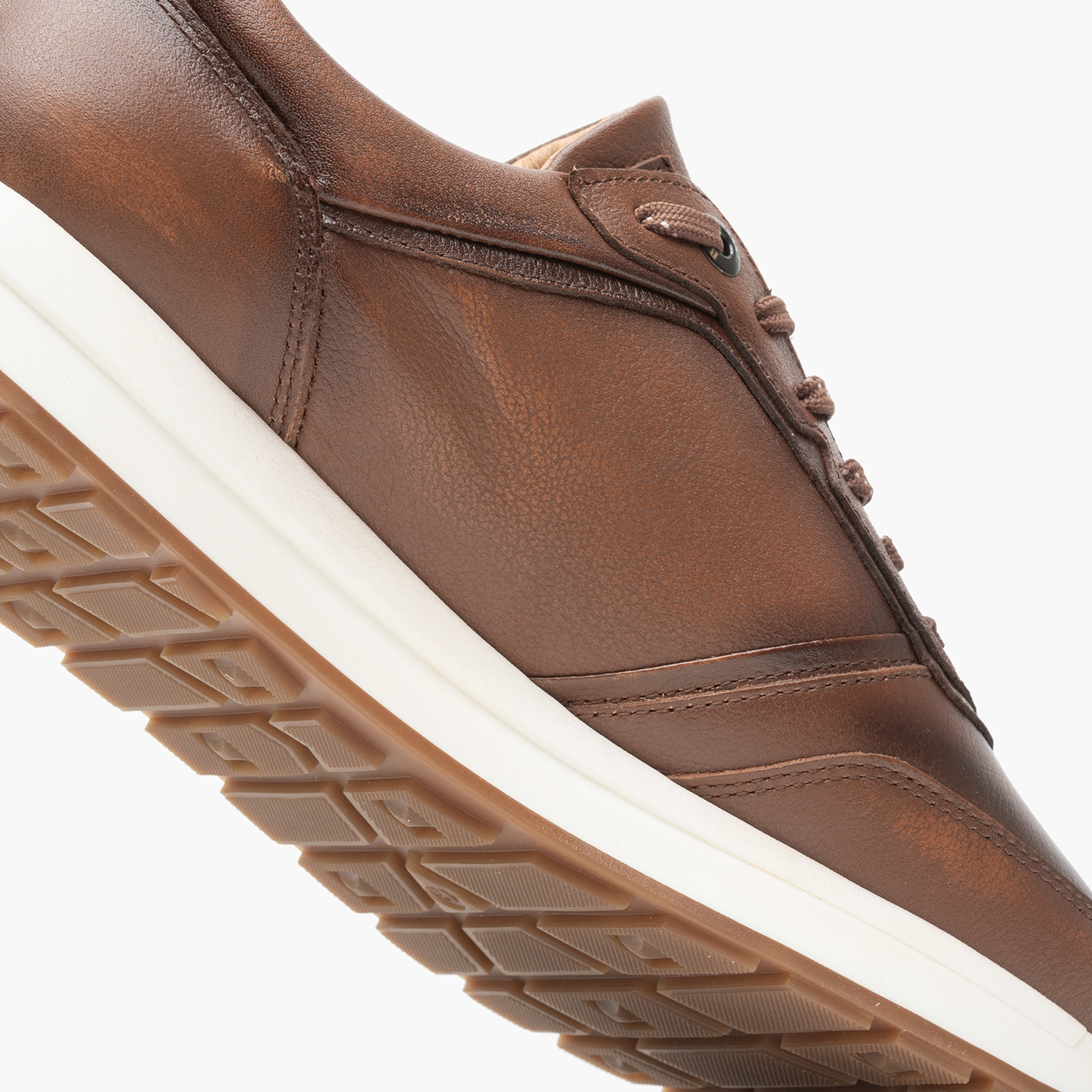 Ανδρικά Παπούτσια Casual B230.B Ταμπά Δέρμα Boss shoes Ανδρικά Παπούτσια Casual B230.B Ταμπά Δέρμα Boss shoes