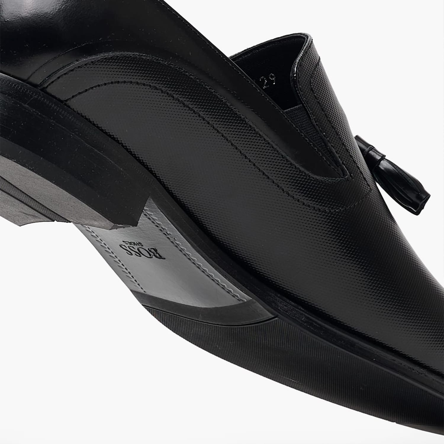 Ανδρικά Μοκασίνια B5429.Point Μαύρο Δέρμα Boss shoes Ανδρικά Μοκασίνια B5429.Point Μαύρο Δέρμα Boss shoes