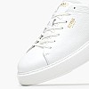 Ανδρικά Παπούτσια Casual B5720 Άσπρο Δέρμα Boss shoes Ανδρικά Παπούτσια Casual B5720 Άσπρο Δέρμα Boss shoes