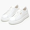 Ανδρικά Παπούτσια Casual B5720 Άσπρο Δέρμα Boss shoes Ανδρικά Παπούτσια Casual B5720 Άσπρο Δέρμα Boss shoes