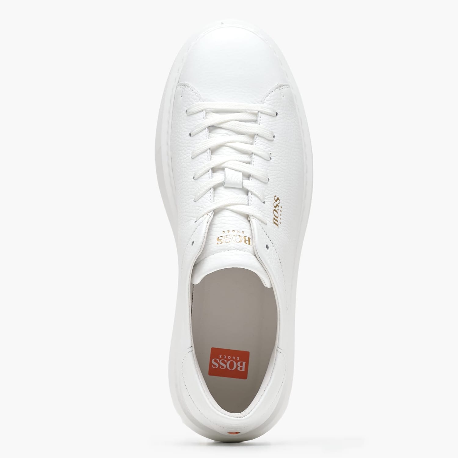 Ανδρικά Παπούτσια Casual B5720 Άσπρο Δέρμα Boss shoes Ανδρικά Παπούτσια Casual B5720 Άσπρο Δέρμα Boss shoes