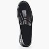 Ανδρικά Μοκασίνια B6487 Μπορντό Δέρμα Boss shoes