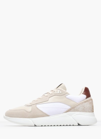 Ανδρικά Παπούτσια Casual 7200209 Ταμπά Δέρμα Καστόρι Perlamoda