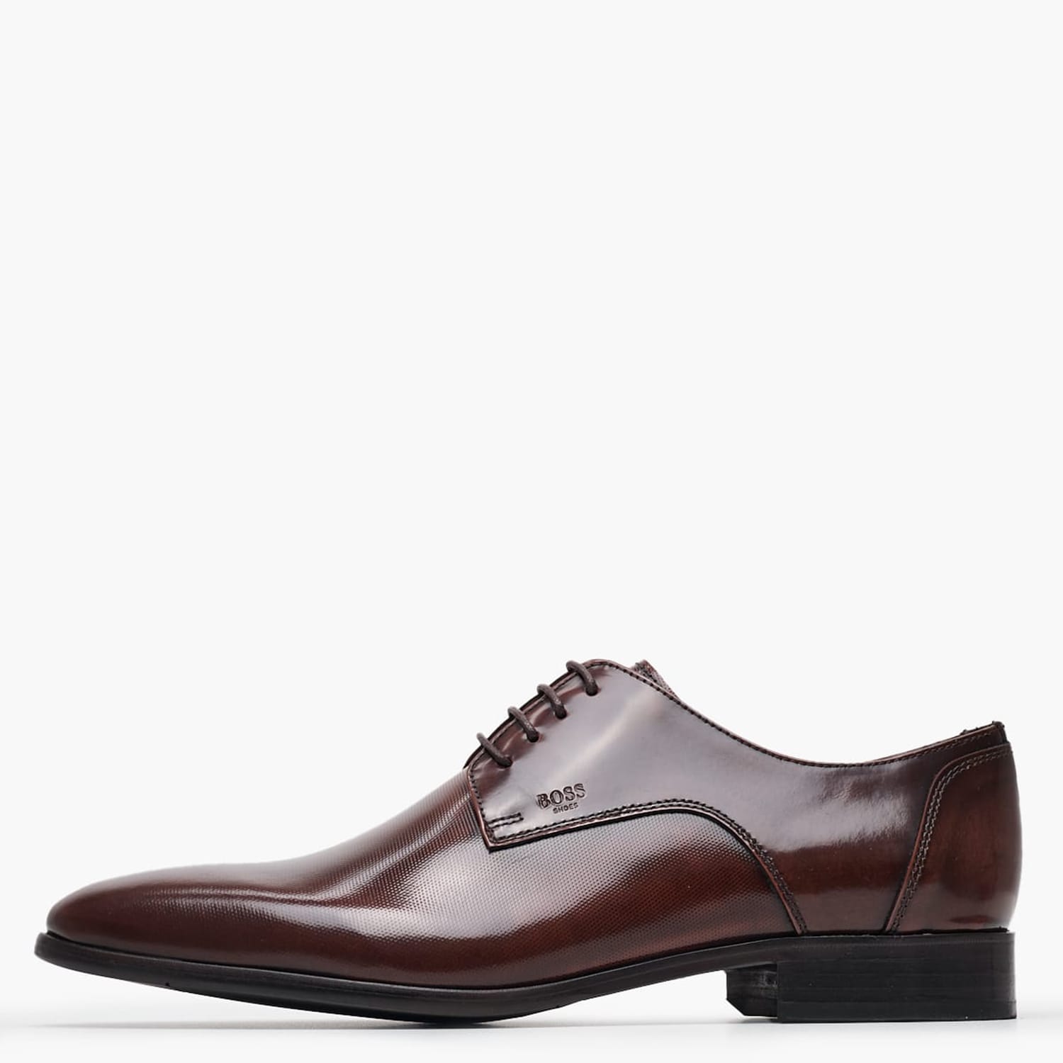 Ανδρικά Παπούτσια Δετά B7513.Point Καφέ Δέρμα Boss shoes