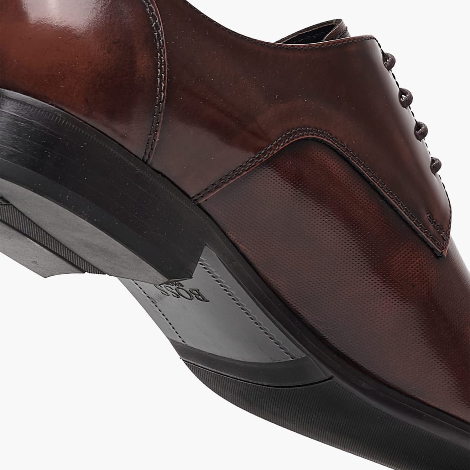 Ανδρικά Παπούτσια Δετά B7513.Point Καφέ Δέρμα Boss shoes Ανδρικά Παπούτσια Δετά B7513.Point Καφέ Δέρμα Boss shoes