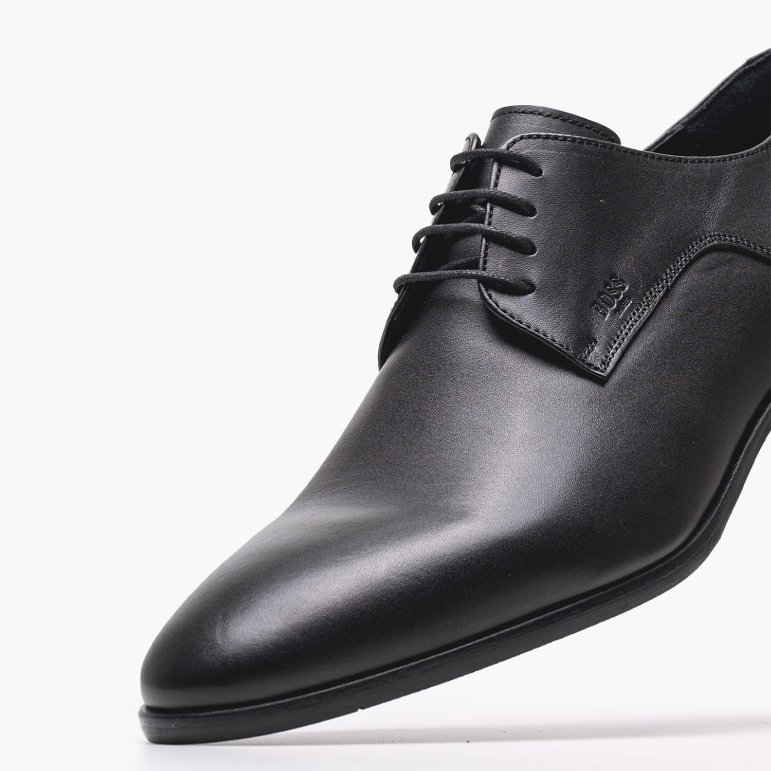 Men Shoes B7513 Black Leather Boss shoes