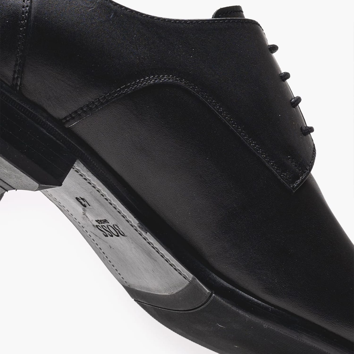 Ανδρικά Παπούτσια Δετά B7513 Μαύρο Δέρμα Boss shoes Ανδρικά Παπούτσια Δετά B7513 Μαύρο Δέρμα Boss shoes