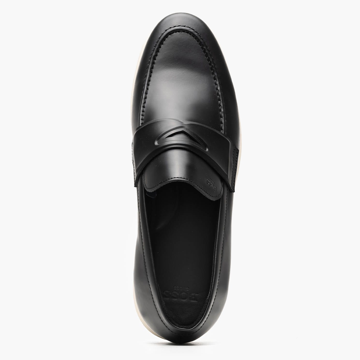 Ανδρικά Μοκασίνια B7537 Μαύρο Δέρμα Boss shoes Ανδρικά Μοκασίνια B7537 Μαύρο Δέρμα Boss shoes