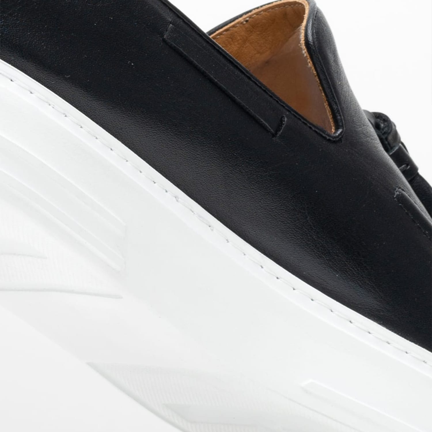 Ανδρικά Μοκασίνια B7686.Lea Μαύρο Δέρμα Boss shoes Ανδρικά Μοκασίνια B7686.Lea Μαύρο Δέρμα Boss shoes
