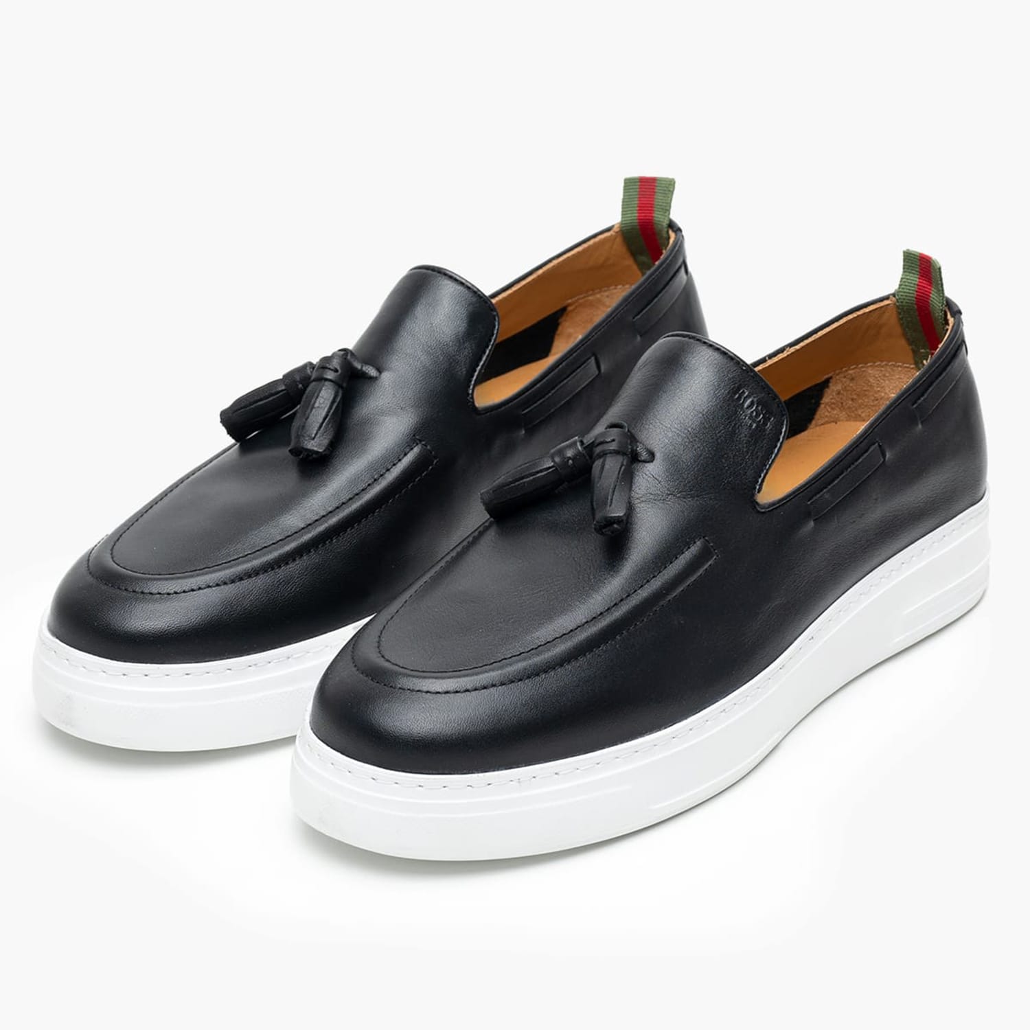 Ανδρικά Μοκασίνια B7686.Lea Μαύρο Δέρμα Boss shoes Ανδρικά Μοκασίνια B7686.Lea Μαύρο Δέρμα Boss shoes