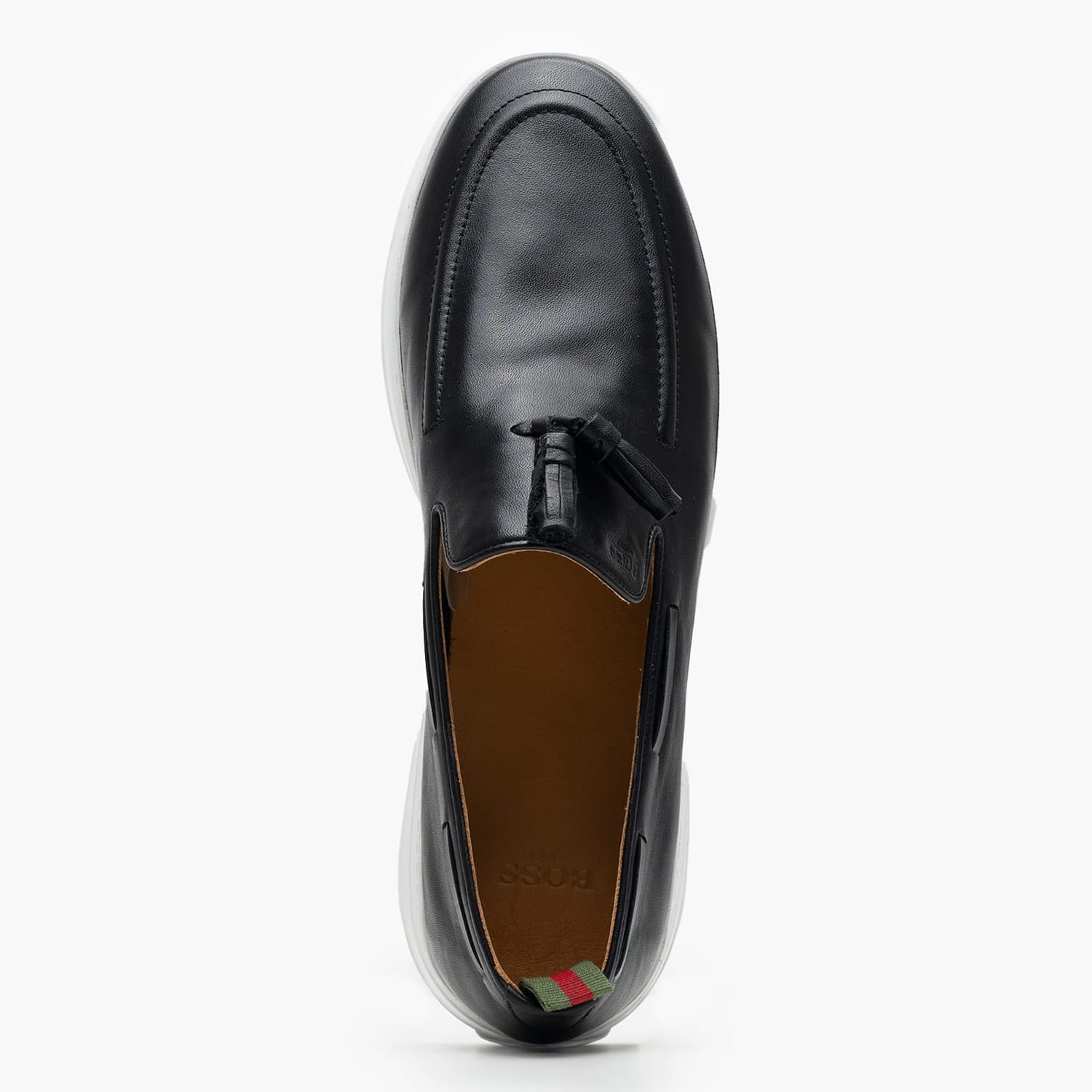 Ανδρικά Μοκασίνια B7686.Lea Μαύρο Δέρμα Boss shoes Ανδρικά Μοκασίνια B7686.Lea Μαύρο Δέρμα Boss shoes