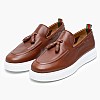 Ανδρικά Μοκασίνια B7686.Lea Ταμπά Δέρμα Boss shoes Ανδρικά Μοκασίνια B7686.Lea Ταμπά Δέρμα Boss shoes