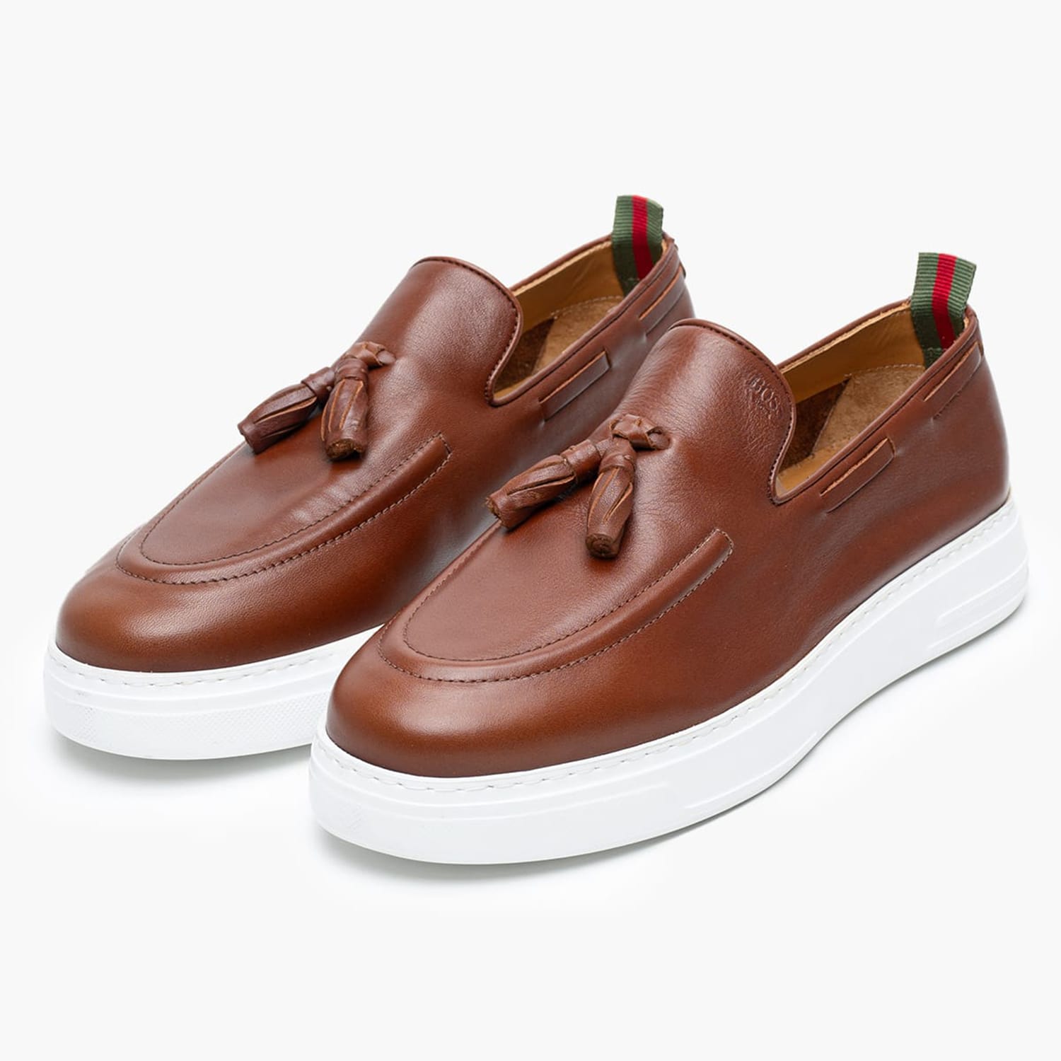 Ανδρικά Μοκασίνια B7686.Lea Ταμπά Δέρμα Boss shoes Ανδρικά Μοκασίνια B7686.Lea Ταμπά Δέρμα Boss shoes