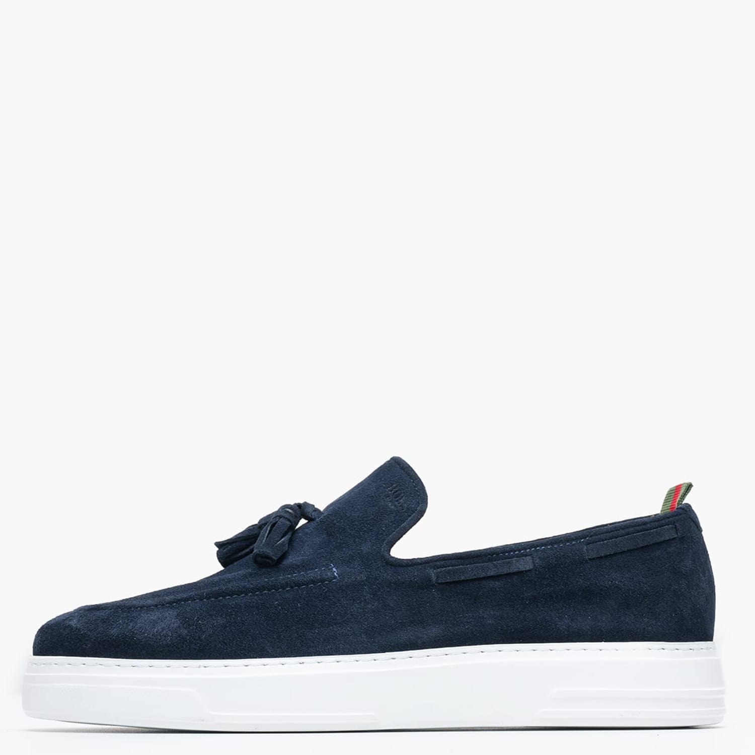 Men Moccasins B7686 Blue Buckskin Boss shoes