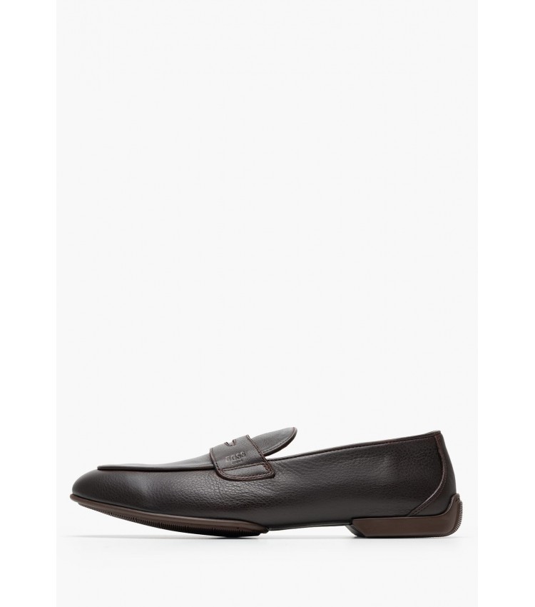 Ανδρικά Μοκασίνια B7729 Καφέ Δέρμα Boss shoes Ανδρικά Μοκασίνια B7729 Καφέ Δέρμα Boss shoes