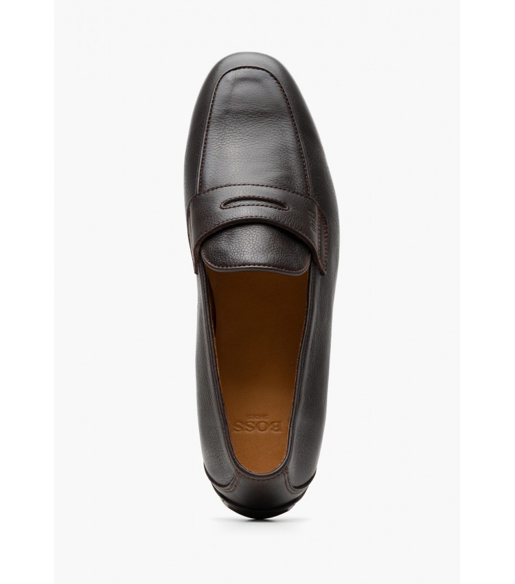 Ανδρικά Μοκασίνια B7729 Καφέ Δέρμα Boss shoes Ανδρικά Μοκασίνια B7729 Καφέ Δέρμα Boss shoes