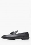 Men Moccasins B7730 Black Leather Boss shoes