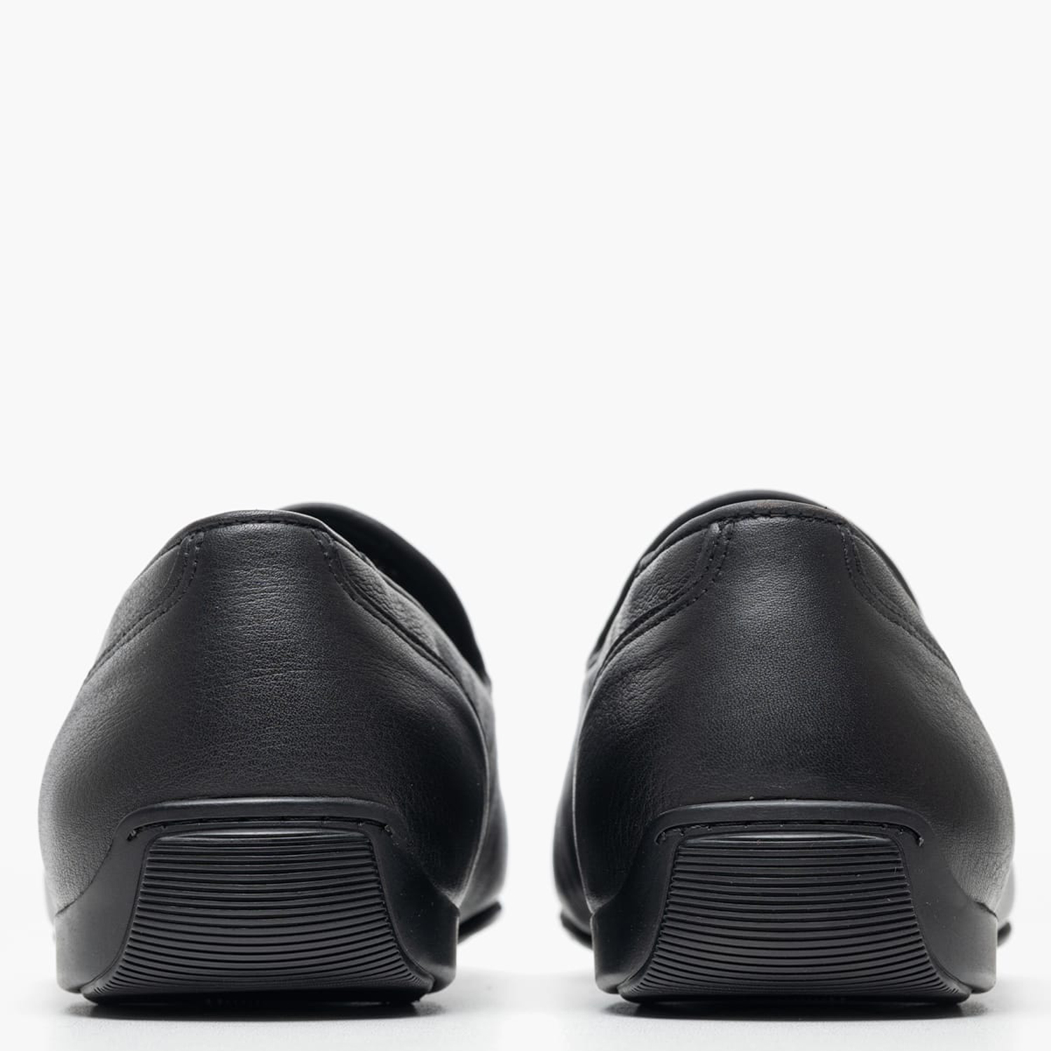 Men Moccasins B7730 Black Leather Boss shoes
