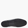 Men Moccasins B7730 Black Leather Boss shoes