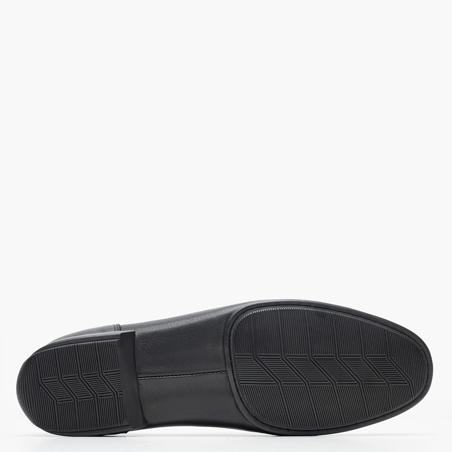 Men Moccasins B7730 Black Leather Boss shoes