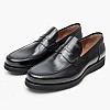 Men Moccasins B7745 Black Leather Boss shoes Men Moccasins B7745 Black Leather Boss shoes