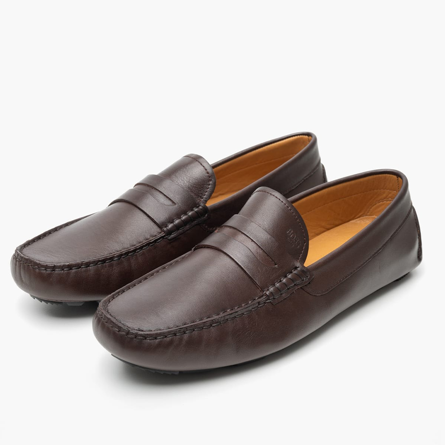 Ανδρικά Μοκασίνια B7768 Καφέ Δέρμα Boss shoes Ανδρικά Μοκασίνια B7768 Καφέ Δέρμα Boss shoes